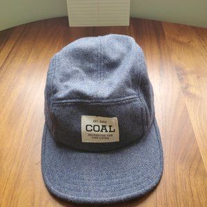 Coal | Blue 5-Panel Hat | Excellent Condition | Adjustable Size
